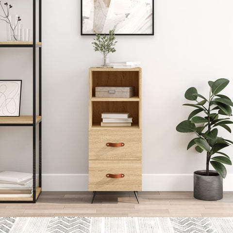 ZNTS Sideboard Sonoma Oak 34.5x34x90 cm Engineered Wood 828639