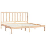 Bed Frame without Mattress Solid Wood Pine 200x200 cm 3105180