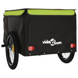 Bike Trailer Black and Green 45 kg Iron 94095