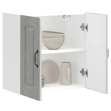 Kitchen Wall Cabinet Kalmar Concrete Grey Engineered Wood 853581