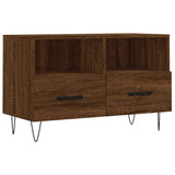 TV Cabinet Brown Oak 80x36x50 cm Engineered Wood 828971