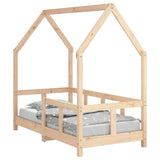 Kids Bed Frame 70x140 cm Solid Wood Pine 835721