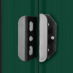 Garden Storage Shed Green Metal 257x205x178 cm 42910