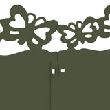 Lawn Edgings 20 pcs Olive Green 103 x 0.05 x 22 cm Steel 874817