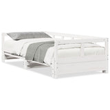 Daybed without Mattress White 80x200 cm Solid Wood Pine 854950