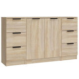 Sideboards 3 pcs Sonoma Oak Engineered Wood 3115838