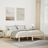 Extra Long Bed Frame without Mattress 140x210 cm Solid Wood Pine 852406