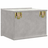 Bedside Cabinets 2 pcs Concrete Grey 40x30x30 cm Engineered Wood 801062