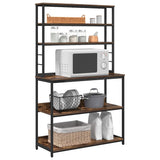 Kitchen Shelf Smoked Oak 100 x 40 x 168 cm Engineered Wood 883894