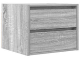 Wall-mounted Bedside Cabinets 2 pcs Grey Sonoma 38x34x40 cm 861258