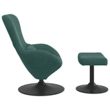 Egg Chair with Footstool Dark Green 63 x 73 x 90 cm Velvet 42002746
