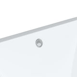 Bathroom Sink White 60x40x21 cm Rectangular Ceramic 153728