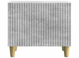 Bedside Cabinet Concrete Grey 43 x 34.5 x 50 cm Engineered Wood 894571