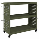 Tool Trolley Olive Green 75 x 35 x 73 cm Cold-rolled Steel 874542
