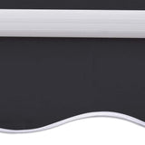 Manual Awning 3 x 2.5 m Anthracite 100% Polyester 274771
