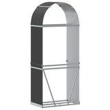 Log Holder Anthracite 80x45x190 cm Galvanised Steel 364560