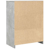 Bathroom Cabinet Concrete Grey 60x33x80 cm Engineered Wood 856286