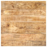 Bistro Table Square 70x70x75 cm Rough Mango Wood 320266