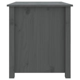 Coffee Table Grey 71x49x55 cm Solid Wood Pine 820928
