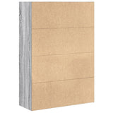 Bookcase Grey Sonoma 80x30x114 cm Engineered Wood 857936