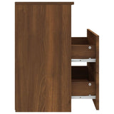 Bed Cabinets 2 pcs Brown Oak 50x32x60 cm 815863