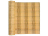 Balcony Screen Light Brown 400x80 cm Poly Rattan 156268