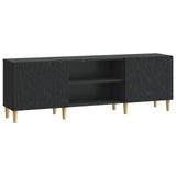 TV Cabinet 150 x 31 x 50 cm Black Engineered Wood 895146