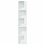 809044 Corner Cabinet White 33x33x164,5 cm Engineered Wood