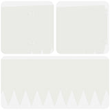Lawn Edging 20 pcs 103 x 25 cm Steel White 8008395