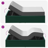 Electric Adjustable Bed Frame Forest Green 200 x 80 x 33.5 cm 42037285