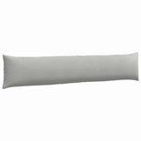 Sofa Pillows 2 pcs Light Grey 200 x 40 cm Fabric 42013898