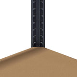 4-Layer Storage Shelves 2 pcs Anthracite Steel&Engineered Wood 4016937