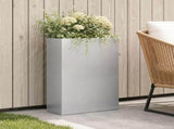 Garden Planter Silver 40 x 20 x 75 cm Galvanised Steel 8005438