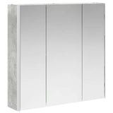 Bathroom Mirror Cabinet Concrete Grey 73.5 x 15.5 x 70 cm 889258