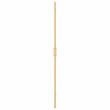 Walk-In Shower Wall Folding Gold 70 x 6.5 x 190 cm 42017969