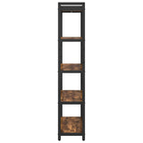 Bookshelf Smoked Oak 80 x 30 x 155 cm Engineered Wood 868415