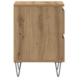 Bedside Cabinet Artisan oak 40 x 35 x 50 cm Engineered wood 863484