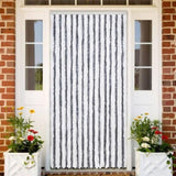 Insect Curtain Grey and White 118x220 cm Chenille 315125