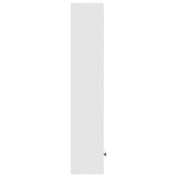 Bookcase White 31x24x127 cm Engineered Wood 860346