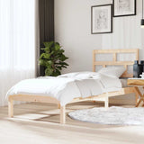Bed Frame without Mattress Small Single Solid Wood 3101178