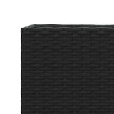 Garden Planters 2 pcs Black 36x30x32 cm Poly Rattan 3210531