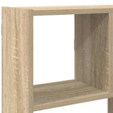 ZNTS Wall Cube Shelf 12 Compartments Sonoma Oak Engineered Wood 860006