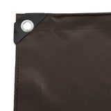 Tarpaulin 650g / m Brown 3.5 x 5 m Canvas with PVC Coating 42017719
