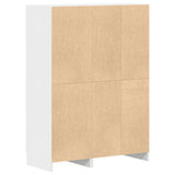 2 Piece Kitchen Cabinet Set White Engineered Wood 3324142