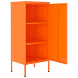 ZNTS Storage Cabinet Orange 42.5x35x101.5 cm Steel 336192