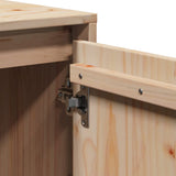 TV Cabinet 110.5x35x44 cm Solid Wood Pine 814339