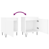 Bedside Cabinets 2 pcs White 40x30x50 cm Engineered Wood 826829