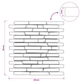 Mosaic Tiles Grey 30 x 30 cm Marble 42033524