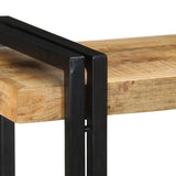 Wall Shelf 90x33x45 cm Solid Rough Wood Mango 4017485