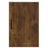 ZNTS Kitchen Wall Cabinet Lucca Smoked Oak Engineered Wood 853792